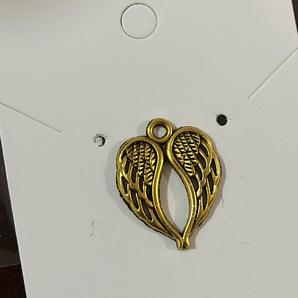 NWT Tibetan GUARDIAN ANGEL WINGS DOUBLE WINGS Charms - Picture 1 of 6